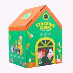 Stacking cube Happy animal toy