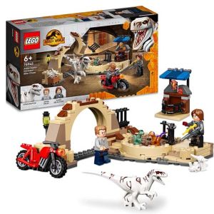 LEGO 76945 Jurassic World Atrociraptor Dinosaur: Bike Chase Set with Toy Motorbike and Figures of 3 Dinosaurs, Toys for Kids Age 6 Plus