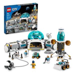 LEGO City Lunar Research Base 60350 Building Kit for Kids Aged 7 and Up;