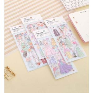 Ximi Vogue  Lovely Costume Double-Layer Dress-Up Stickers