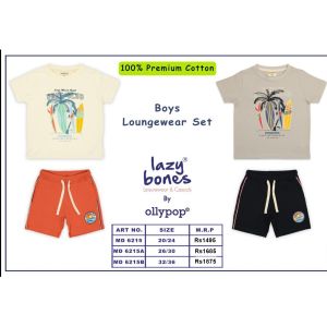 Ollypop Boys Loungewear Set MD6215/MD6215A/MD6215B