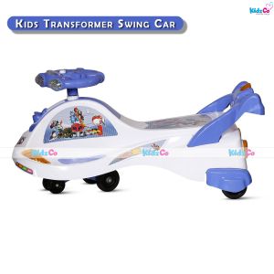 KidzCo Transformer Swing Car with Music and Light