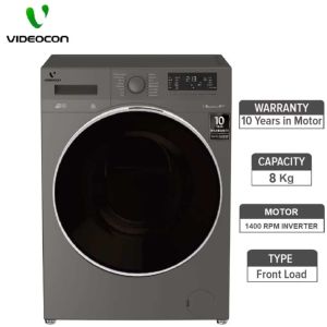 Videocon 8 Kg Inverter Front Loading Fully Automatic Washing Machine VWMFL8.5-CNOP