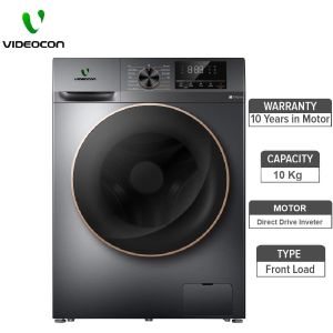 Videocon 10 Kg Direct Drive Inverter Front Loading Fully Automatic Washing Machine VD-10.5DDI