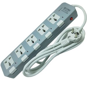 Conic 5 Port Universal Extension Compact Multiplug