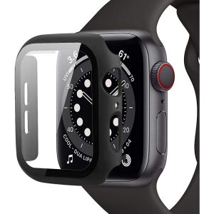 Protective Case with Tempered Glass Protector for Apple Watch 44 mm