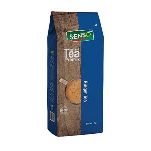 Senso Ginger Instant Tea Premix -1kg- Regular tea Ginger Flavored-  Just add Hot Water- Tea Premix