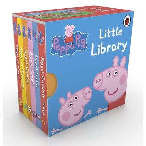 Peppa Pig Little Library By Ladybird (6 Board Books In The Box For Kids Age 1-3)