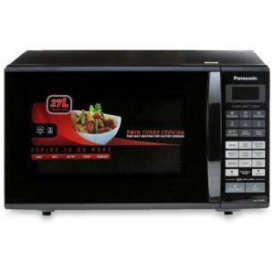 Panasonic NN-CT645BFDG 27 Liter Convection Microwave Oven with Twin Turbo Cooking