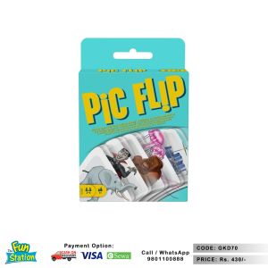 Mattel Games Pic Flip Card Game GKD70