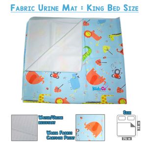 Urine Mat Water Resistant Fabric Dry Sheet King Size 78 x 71 Inches