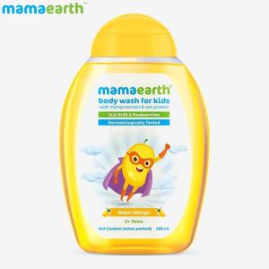 Mamaearth Major Mango Body Wash For Kids With Mango & Oat Protein - 300 ml