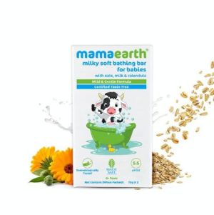 Mamaearth Milky Soft Bathing Bar 75gm (Pack of 2)