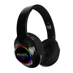 VJ022 Bluetooth V5.0 Wireless Pure Sound Cozy Stereo Headphone Headset with TF Card Supported, Aux input, Radio & LED light (up to 10hrs playing time)