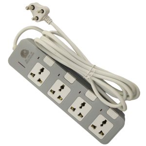 Mt EVEREST (984-3M) Surge Protector 4 Port 2500W 16A(max) 3 Pin 3 Meter Length Universal Authentic Extension Multiplug