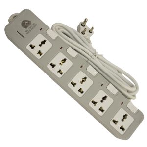 Mt EVEREST (985-3M) Surge Protector 5 Port 2500W 16A(max) 3 Pin 3 Meter Length Universal Authentic Extension Multiplug
