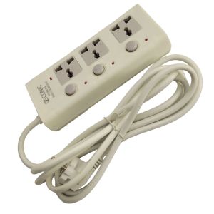 Conic 'B38-3M' 3 Port 2500W 10A(max) 3 Meter Length Universal Authentic Extension Multiplug