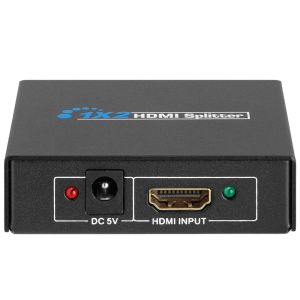 HDMI Full HD 1080P 3D 1x 2 HDMI Splitter (1 in & 2 Output) 1.4 Version with Switcher Converter Support 3D 2K 4K Digital Audio Format