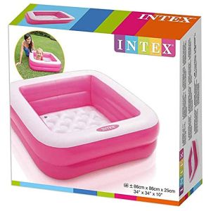 Intex Square Inflatable Swimming Pool For Kids(34"x 34" x 10")