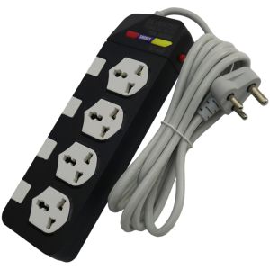Silvertek 'ST-440' Surge Protector 100% Copper Accessories 4 Port 16A 3000W(max) 3 Pin Socket Universal Authentic Extension Multiplug