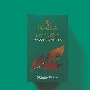 Rakura Himalayan Organic Green Tea 25 Tea Bags