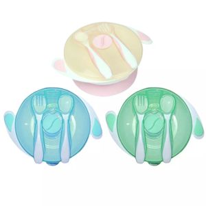 Mumlove Sweet Baby Suction Feeding Bowl with Child Fork & Spoon Sets