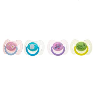 Mumlove Colorful Baby Silicone Sleeping Pacifier with Box - BPA Free, Non-Toxic