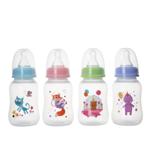 Mumlove Auto Babies Milk Feeding (BPA Free) PP Eco-friendly Food Grade 125ml Silicone Nipple Bottle