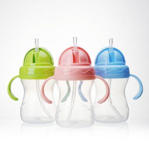 Mumlove Softy Straw Sipper Cup (1pc) 270ml, Baby Training Drinking Cup with Handle - BPA Free