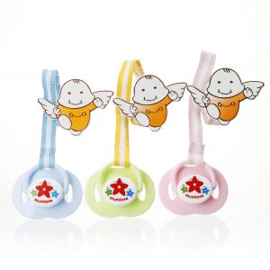 Mumlove Silicone Pacifier with Chain Clips - BPA Free