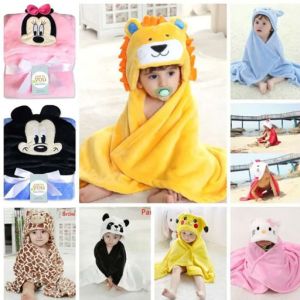 Cozykids - Baby Newborn Wrap Swaddling Wrappers Soft Fur Cap Blanket