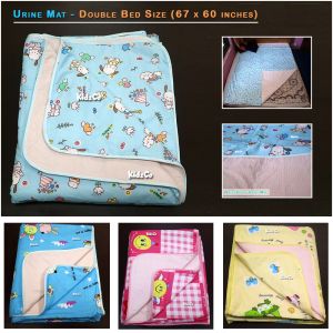 Baby Urine Mat Water Resistant Double Bed Size - 67 x 60 Inches
