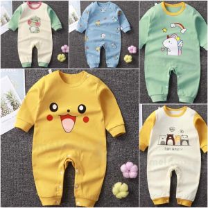 Baby Cotton Romper / Jumpsuit Full Sleeve For Summer- CozyKids