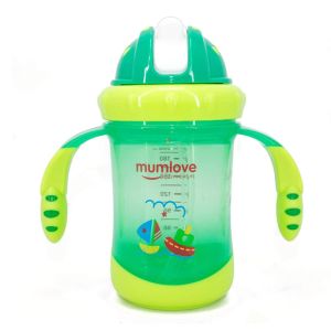 200ml Straw Baby Training Cup With Handle C6226