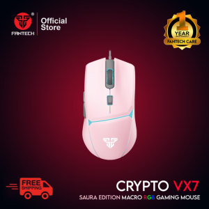 Fantech CRYPTO VX7 Gaming Mouse Sakura Edition