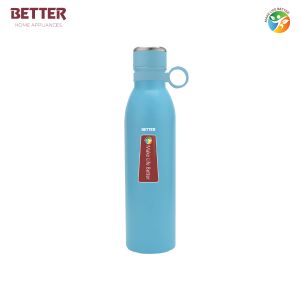 Better Saturn Sports Bottle 750ml, Aqua Blue Stainless Steel  | Vacuum Insulated Flask