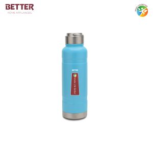 Better Jupiter Sports Bottle, 900 ml, Aqua Blue Stainless Steel | Vacuum Insulated Flask