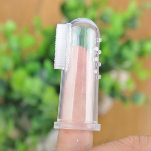 Baby Silicone Finger Tooth Brush for Easy Cleaning, Massaging & Soothing Gums, Oral Hygiene Toothbrushes