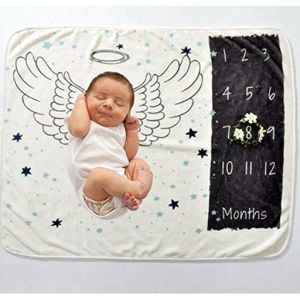 Monthly Milestone Blanket For New Born Baby