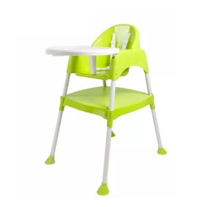 Baby Dining Chair Portable Kids High Chair Green for 6M-6Y
