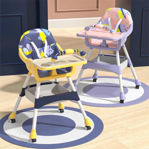 High Feeding Chair  with Wheel And Toys