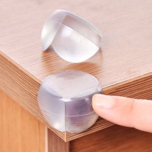 Cute Baby 4pcs Ball Shape Edge Corner Protectors Anti-collision Edge Guards Cover for Infant Safety