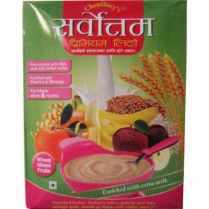Sarvottam Premium Lito Wheat Mixed Fruits (400gm) / Baby food