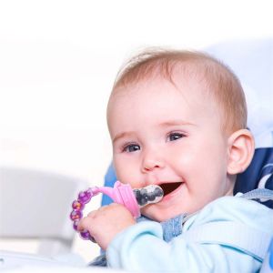 Mumlove Baby Ring-Bell Fresh Fruit Feeder / Filter Pacifier Infant Fruit Teething Toy 'BPA Free'
