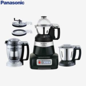 Panasonic MX-AE390BLK 750W Monster  Mixer Grinder 1 Steel Jar, 1 Steel super Jar, 1 Juicer jar (Black)
