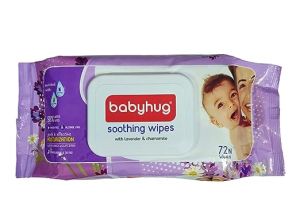 Babyhug Soothing Lavender & Chamomile Wipes - 72 Pieces  ( Buy one Get One Free)