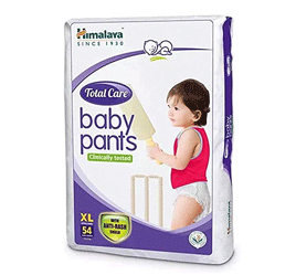 Himalaya Total Care Extra Large Size Baby Diaper Pants 54's