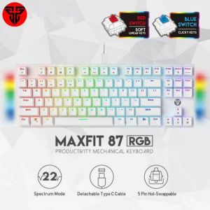 Fantech Maxfit87 MK856 Space Edition RGB Mechanical Keyboard (Blue Switch)