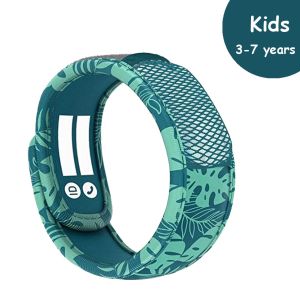 PARA’KITO® Wristband Tropical Leaves (EN) FNGWB1ENK60 (3-7 years)