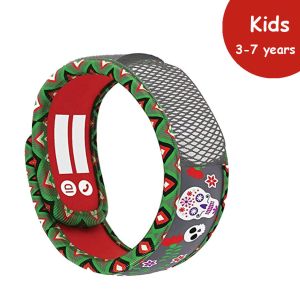 PARA'KITO® Wristband Kids Dark Roses (EN)-FNGWB1ENK47 ( 3-7 years )